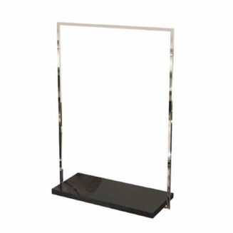 Stojak sklepowy na ubrania CUA 100 z półką dolną - 4