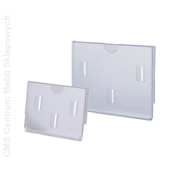 Kasetka cenowa transparentna