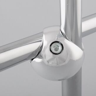 Złącze dwukierunkowe lewe fi 25 mm chrom - 2