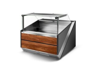 Lada chłodnicza z szybą czołową prostą, pionową L-X - 9