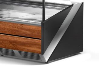 Lada chłodnicza z szybą czołową prostą, pionową L-X - 4