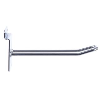 Bok zawieszki sklepowej podwójnej na panel Spacewall – 15 cm (chrom)