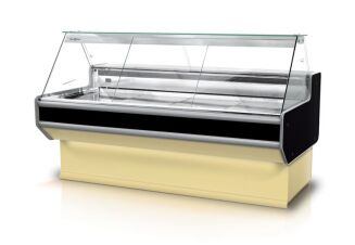 Lada chłodnicza z szybą prostą ukośną L-A2 - 34