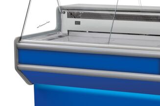 Lada chłodnicza z szybą prostą ukośną L-A2 - 18