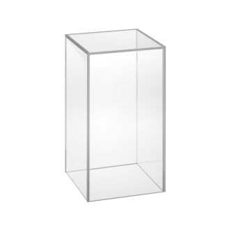 Pojemnik kubik 10x10x18 cm, bezbarwny - 2