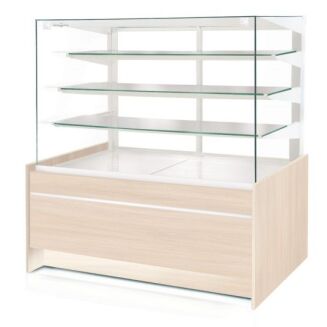 Witryna chłodnicza cukiernicza z szybą prostą pionową uchylną - 6