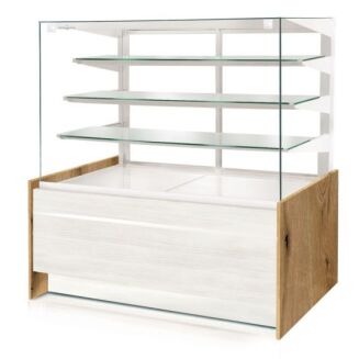 Witryna chłodnicza cukiernicza z szybą prostą pionową uchylną - 11