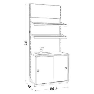 Regał cukierniczy 230 CUK-9 - 5