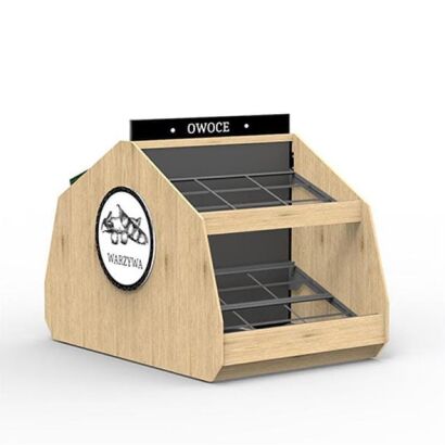 Wyspa sklepowa owocowo - warzywna jednomodułowa