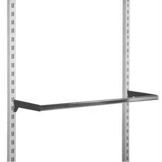 Ramię odzieżowe owalne długie z drążkiem chromowanym - 3