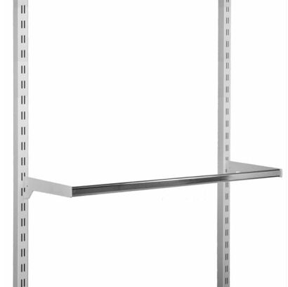 Ramię odzieżowe owalne długie z drążkiem chromowanym