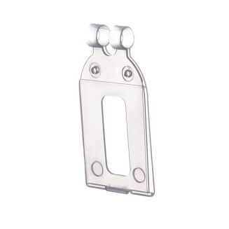 Klips wahadłowy przezroczysty z kieszonką - 3