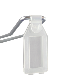 Klips wahadłowy przezroczysty z kieszonką - 2