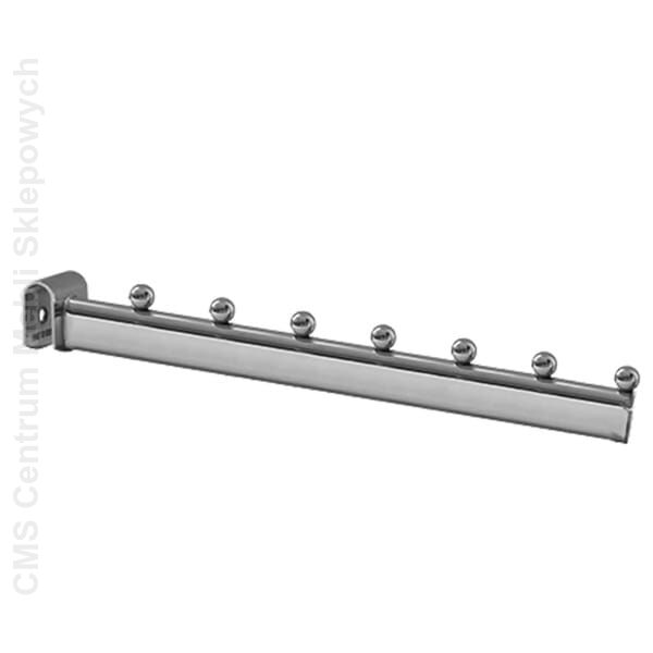 Hak sklepowy odzieżowy na owalny drążek Z-14A