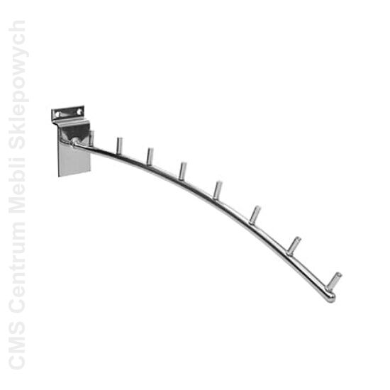 Zawieszka sklepowa z bolcami na panel Spacewall - łukowa 33 cm