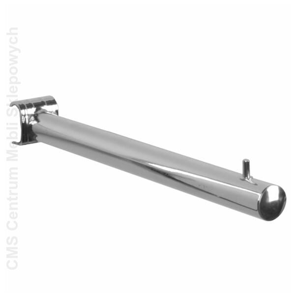 Zawieszka sklepowa na owalny drążek - prosta 30 cm