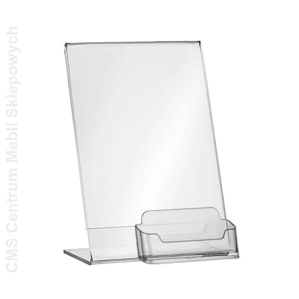 Stojak L A5 + wizytownik ABC3001-WP