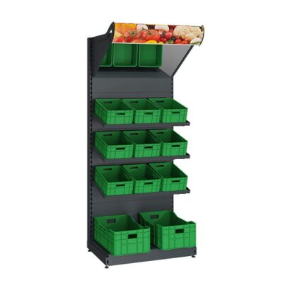 Regał sklepowy warzywny 230 cm WARZ-2