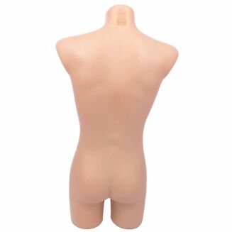 Tors męski długi cielisty tyłem