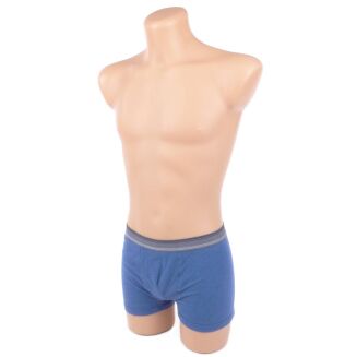 Tors męski długi cielisty bokiem w bieliźnie