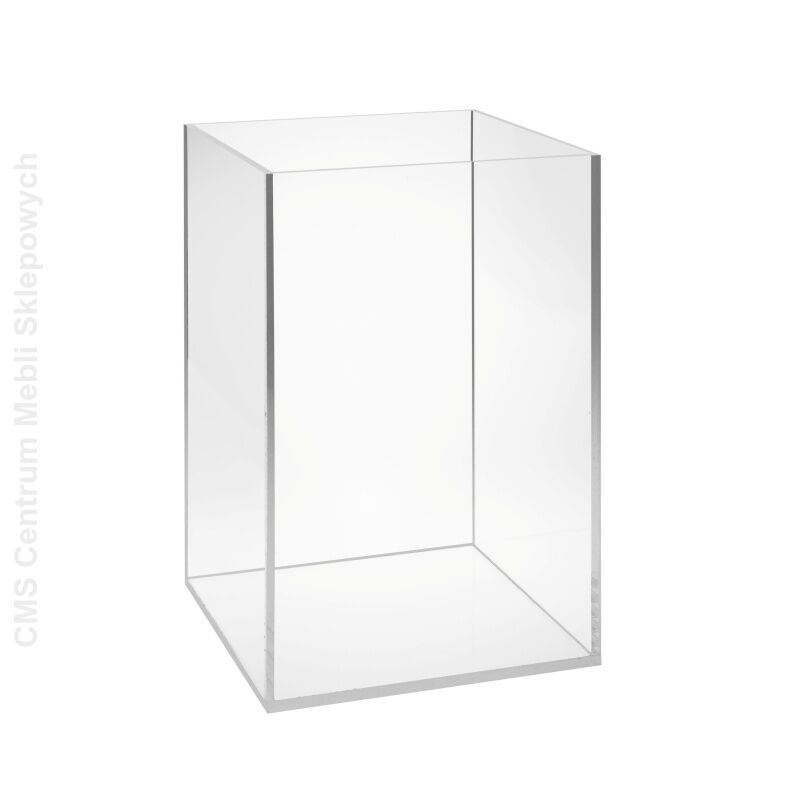 Pojemnik kubik 20x20x30 cm, bezbarwny