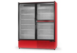 Szafa chłodnicza jednostronnie przeszklona, dwu- i trzydrzwiowa ECOLINE - 8