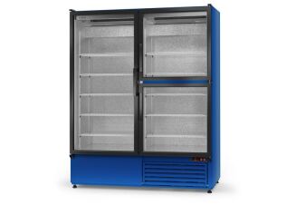 Szafa chłodnicza jednostronnie przeszklona, dwu- i trzydrzwiowa ECOLINE - 9