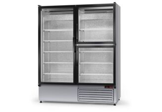 Szafa chłodnicza jednostronnie przeszklona, dwu- i trzydrzwiowa ECOLINE - 13