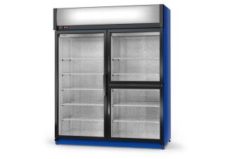 Szafa chłodnicza jednostronnie przeszklona, dwu- i trzydrzwiowa ECOLINE - 23