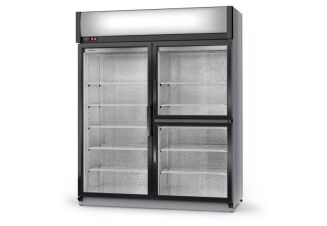Szafa chłodnicza jednostronnie przeszklona, dwu- i trzydrzwiowa ECOLINE - 22