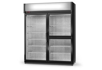 Szafa chłodnicza jednostronnie przeszklona, dwu- i trzydrzwiowa ECOLINE - 25