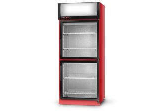 Szafa chłodnicza jednostronnie przeszklona, dwu- i trzydrzwiowa ECOLINE - 18