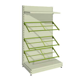 Półka regulowana do regału metalowego na skrzynki plastikowe - 4