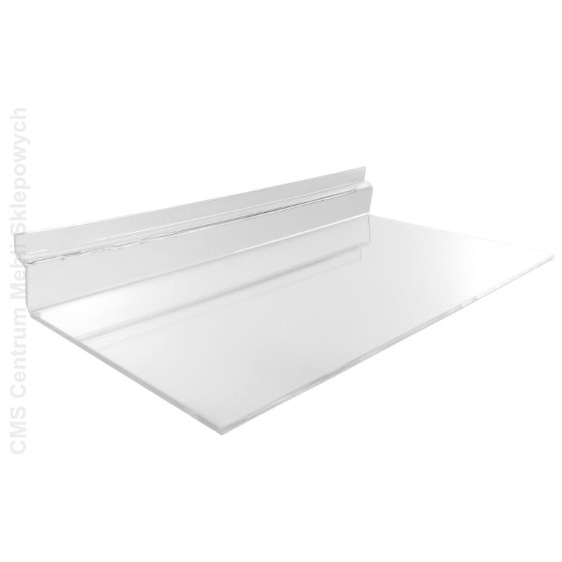 Półka plexi na panel naścienny Spacewall 30x15 cm
