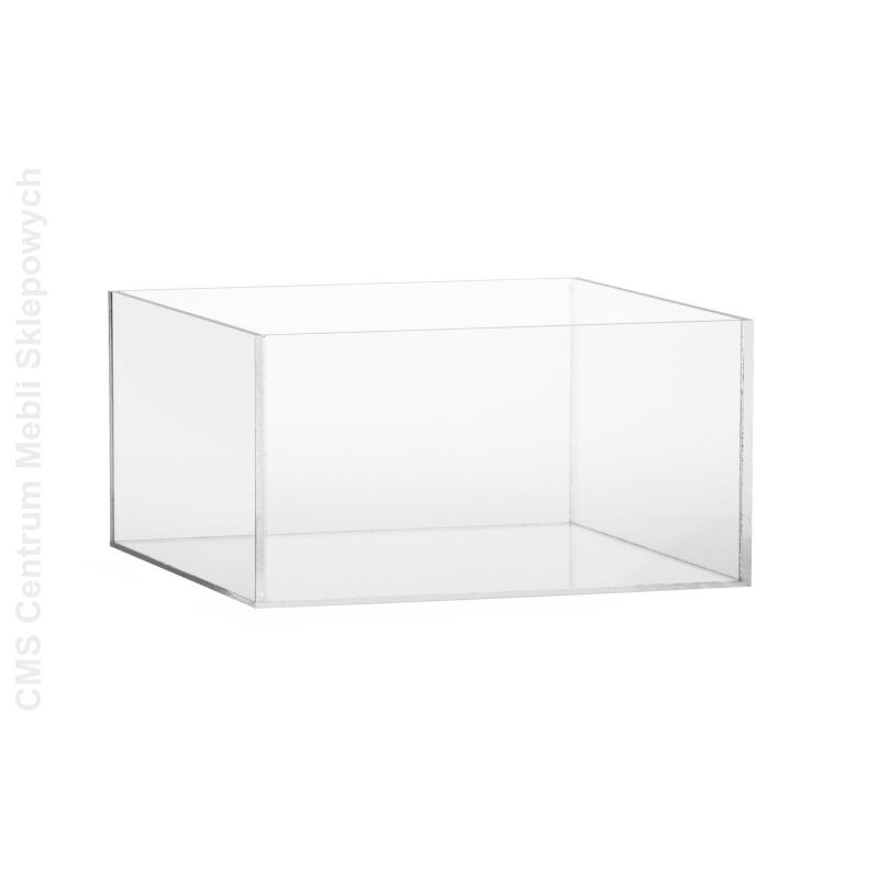 Pojemnik kubik 29x14x14, bezbarwny