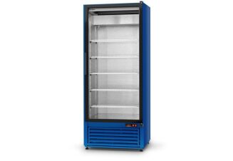 Szafa chłodnicza jednostronnie przeszklona, drzwi skrzydłowe ECOLINE - 4