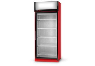 Szafa chłodnicza jednostronnie przeszklona, drzwi skrzydłowe ECOLINE - 16