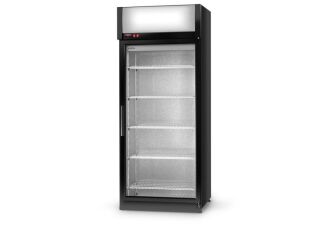 Szafa chłodnicza jednostronnie przeszklona, drzwi skrzydłowe ECOLINE - 18