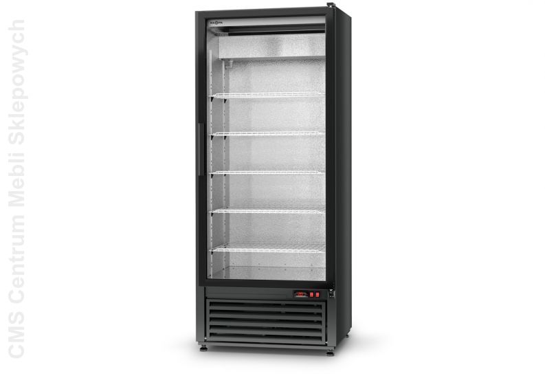 Szafa chłodnicza jednostronnie przeszklona, drzwi skrzydłowe ECOLINE