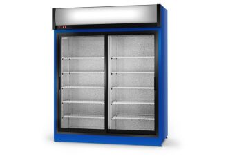 Szafa chłodnicza jednostronnie przeszklona, drzwi rozsuwane - 10