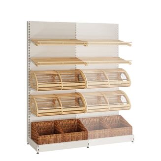 Regał sklepowy piekarniczy 230 cm PIE-3 - 4