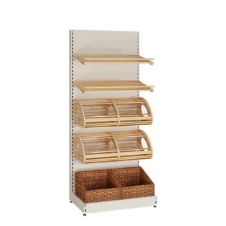 Regał sklepowy piekarniczy 230 cm PIE-3 - 2