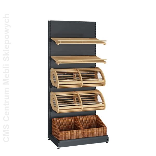 Regał sklepowy piekarniczy 230 cm PIE-3