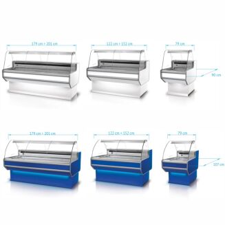 Lada chłodnicza z szybą giętą L-B2 - 29