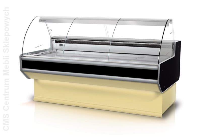 Lada chłodnicza z szybą giętą L-B2