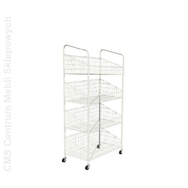 Regał druciany 4-koszowy