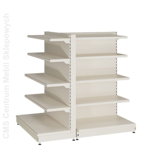 Gondola metalowa z zakończeniem w postaci regału dostawianego 150