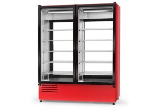 Szafa chłodnicza przeszklona - dwudrzwiowa | Rapa 2SR ecoline