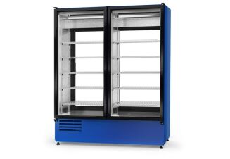 Szafa chłodnicza przeszklona - dwudrzwiowa | Rapa 2SR ecoline