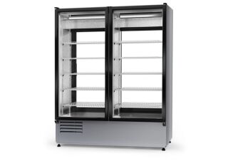 Szafa chłodnicza przeszklona - dwudrzwiowa | Rapa 2SR ecoline